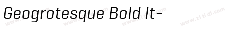 Geogrotesque Bold It字体转换 Geogrotesque Bold It字体转换